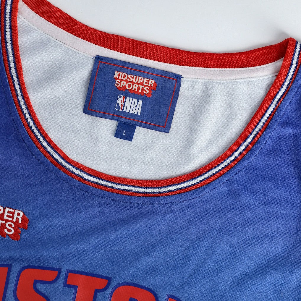 Detroit Pistons NBA & KidSuper Studios Unisex Hometown Jersey Red - Fanatics