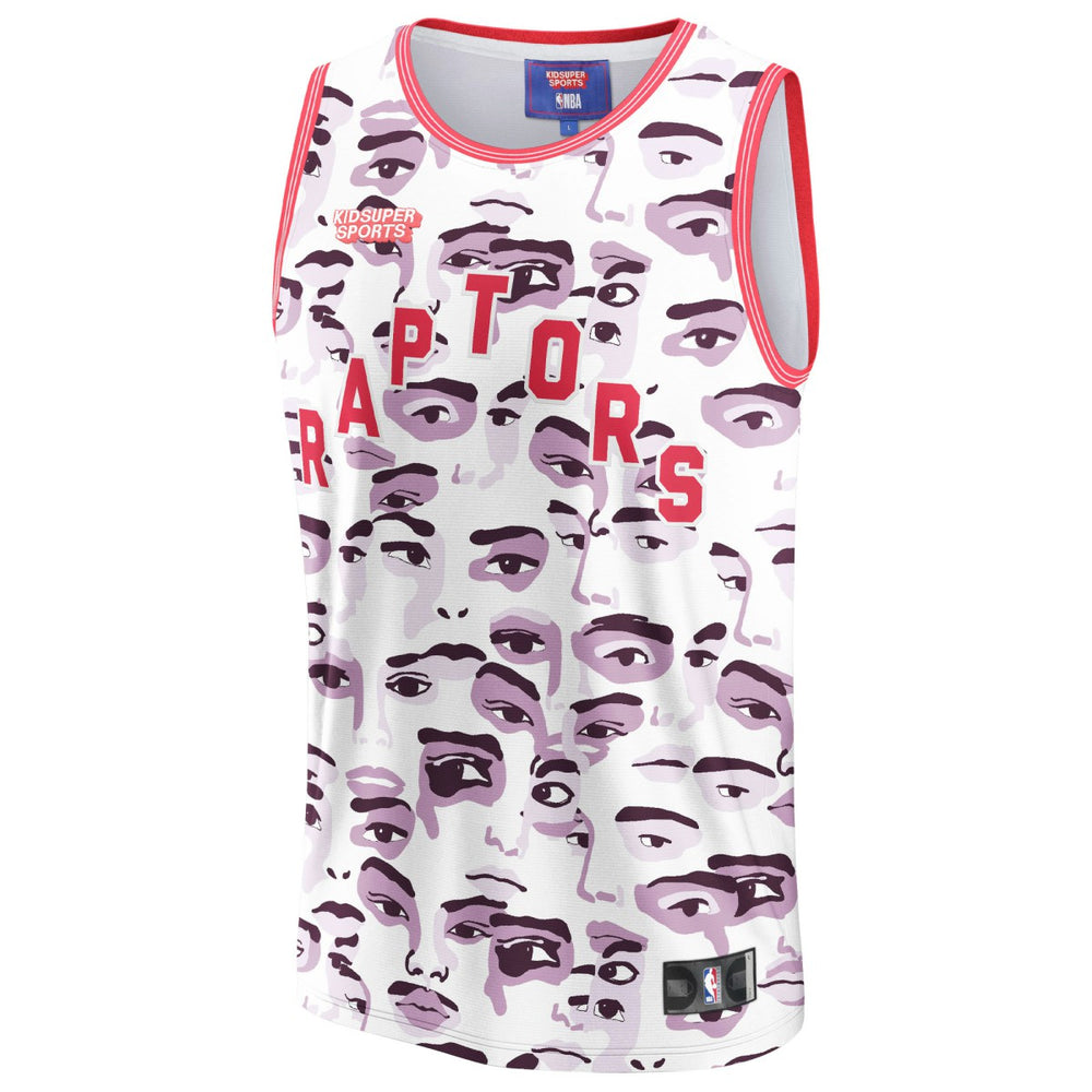 Toronto Raptors NBA & KidSuper Studios Unisex Hometown Jersey White - Fanatics