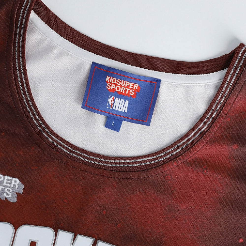 Houston Rockets NBA & KidSuper Studios Unisex Hometown Jersey Red - Fanatics