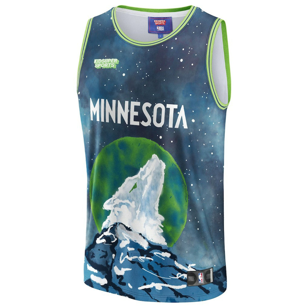 Minnesota Timberwolves NBA & KidSuper Studios Unisex Hometown Jersey Blue - Fanatics