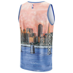 Golden State Warriors NBA & KidSuper Studios Unisex Hometown Jersey Blue - Fanatics