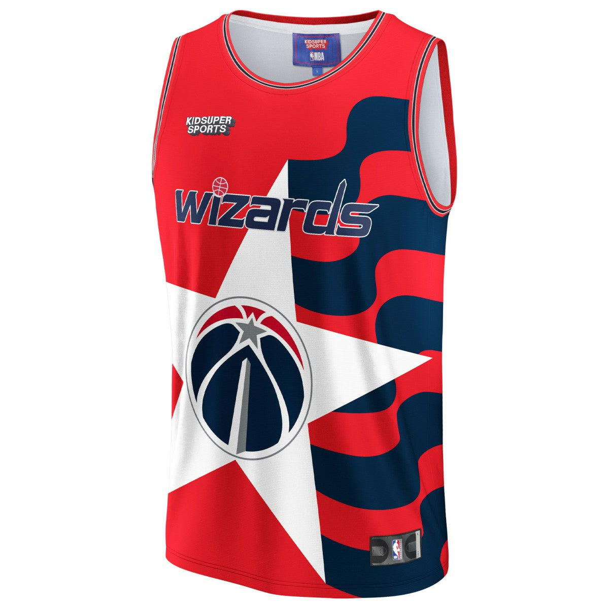 Washington Wizards NBA & KidSuper Studios Unisex Hometown Jersey Red - Fanatics