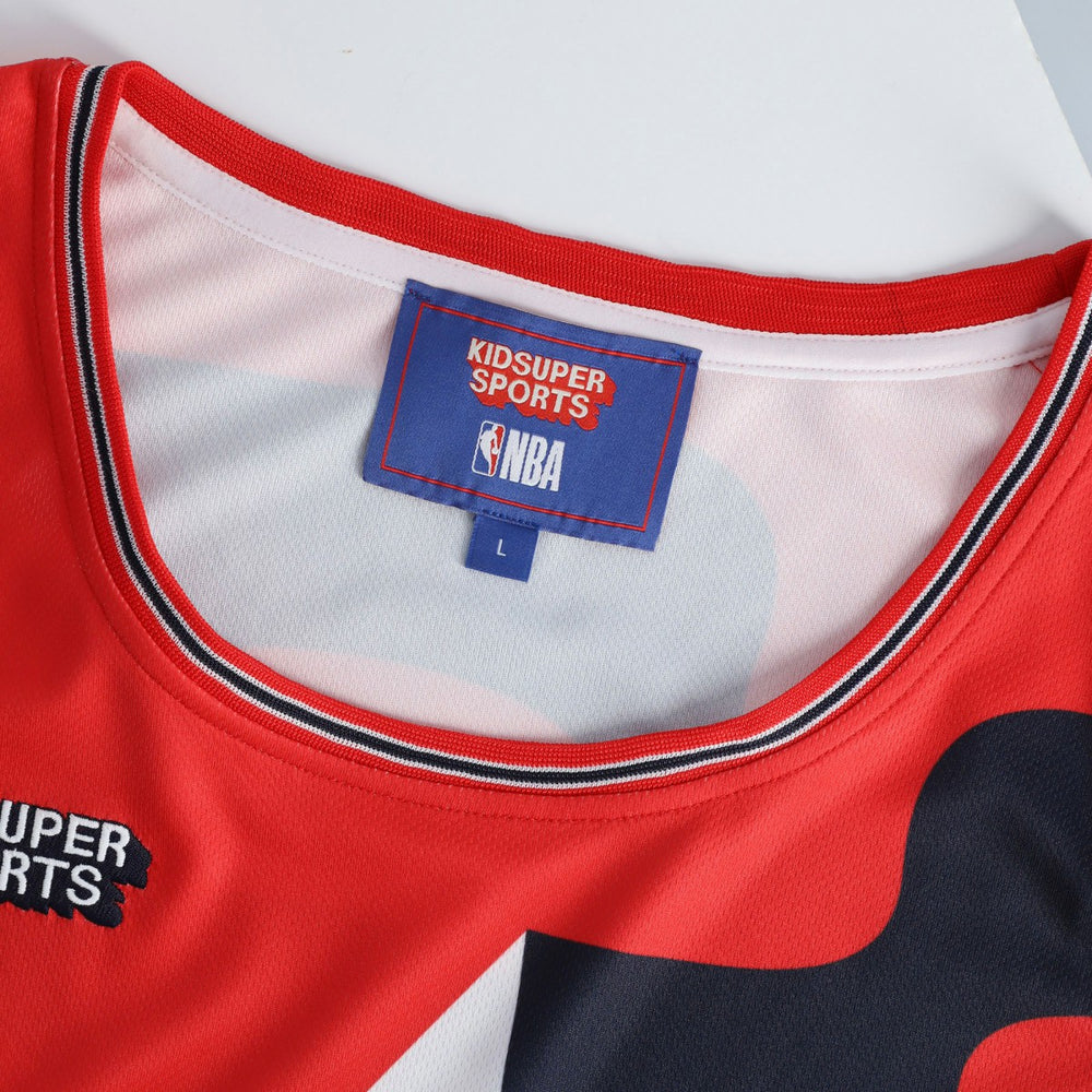 Washington Wizards NBA & KidSuper Studios Unisex Hometown Jersey Red - Fanatics