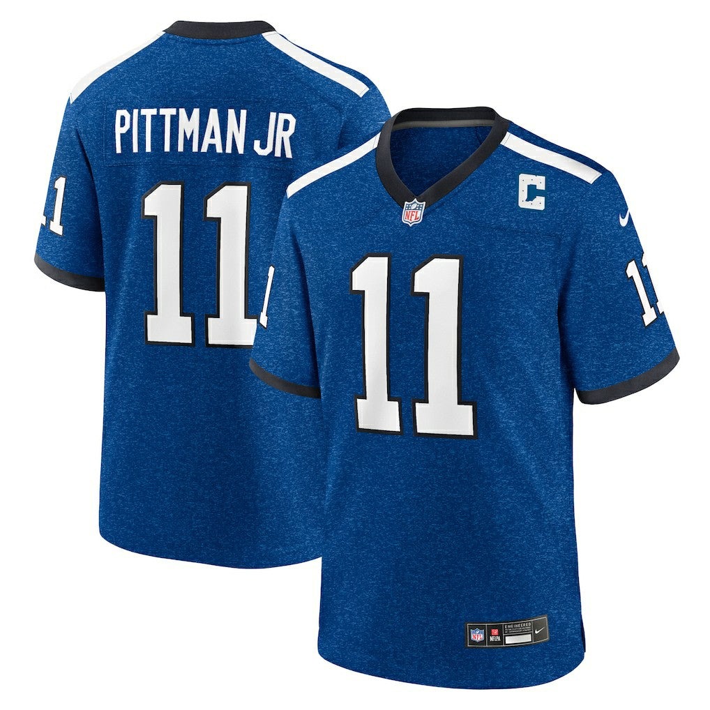 Indiana Nights Michael Pittman Jr. Indianapolis Colts Alternate Game Jersey - Blue Jerseys
