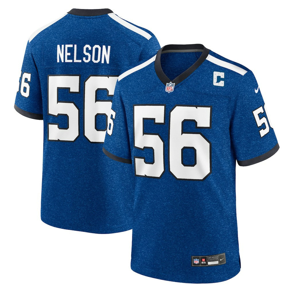 Quenton Nelson Indianapolis Colts Indiana Nights Alternate Game Jersey - Royal Jerseys
