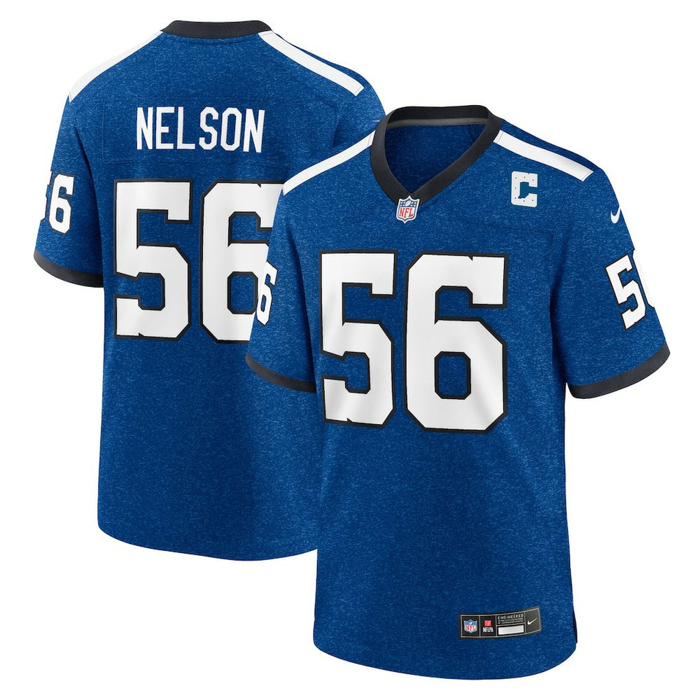 Quenton Nelson Indianapolis Colts Indiana Nights Alternate Game Jersey - Royal Jerseys