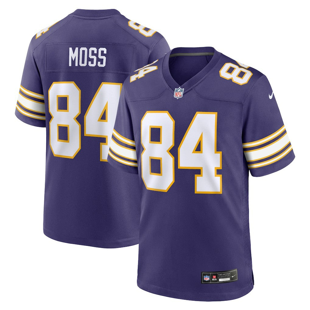 Randy Moss Minnesota Vikings Classic Retired Player Game Jersey - Purple Jerseys