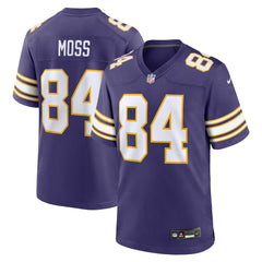 Randy Moss Minnesota Vikings Classic Retired Player Game Jersey - Purple Jerseys