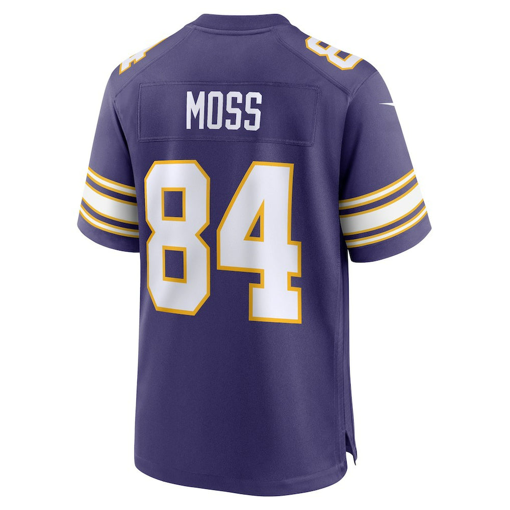 Randy Moss Minnesota Vikings Classic Retired Player Game Jersey - Purple Jerseys