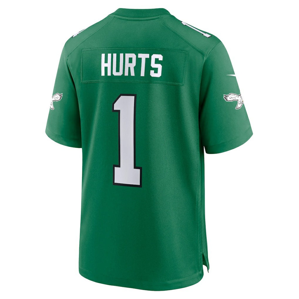 Jalen Hurts Philadelphia Eagles Alternate Game Player Jersey - Kelly Green Jerseys