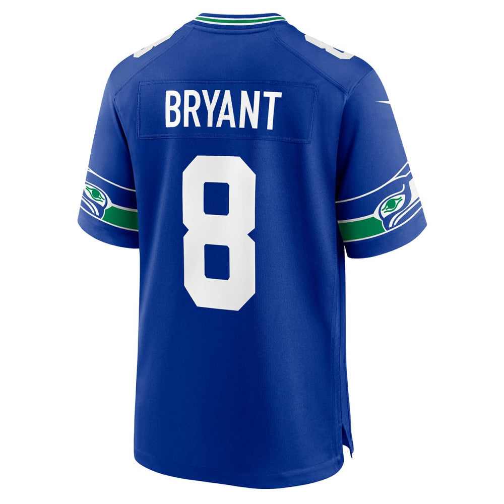 Coby Bryant Seattle Seahawks Throwback Player Game Jersey - Royal Jerseys