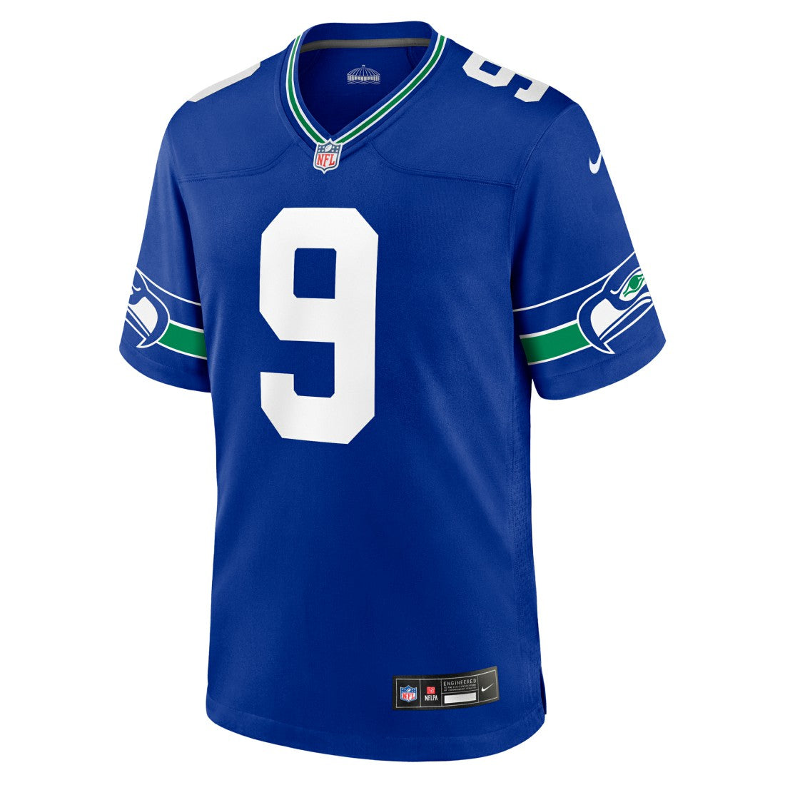 Kenneth Walker III Seattle Seahawks Throwback Player Game Jersey - Royal Jerseys