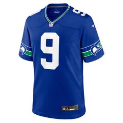 Kenneth Walker III Seattle Seahawks Throwback Player Game Jersey - Royal Jerseys