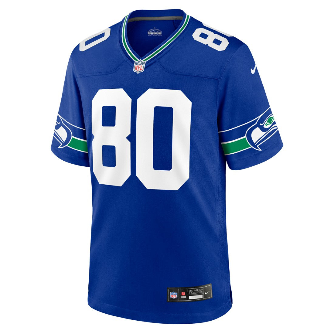 Steve Largent Seattle Seahawks Throwback Retired Player Game Jersey - Royal Jerseys