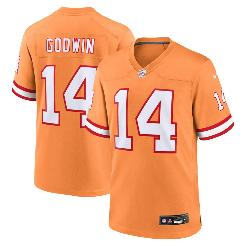 Chris Godwin Tampa Bay Buccaneers Throwback Game Jersey - Orange Jerseys