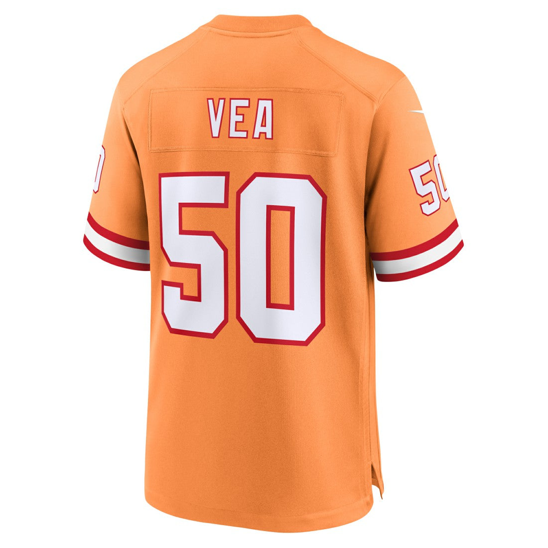Vita Vea Tampa Bay Buccaneers Throwback Game Jersey - Orange Jerseys