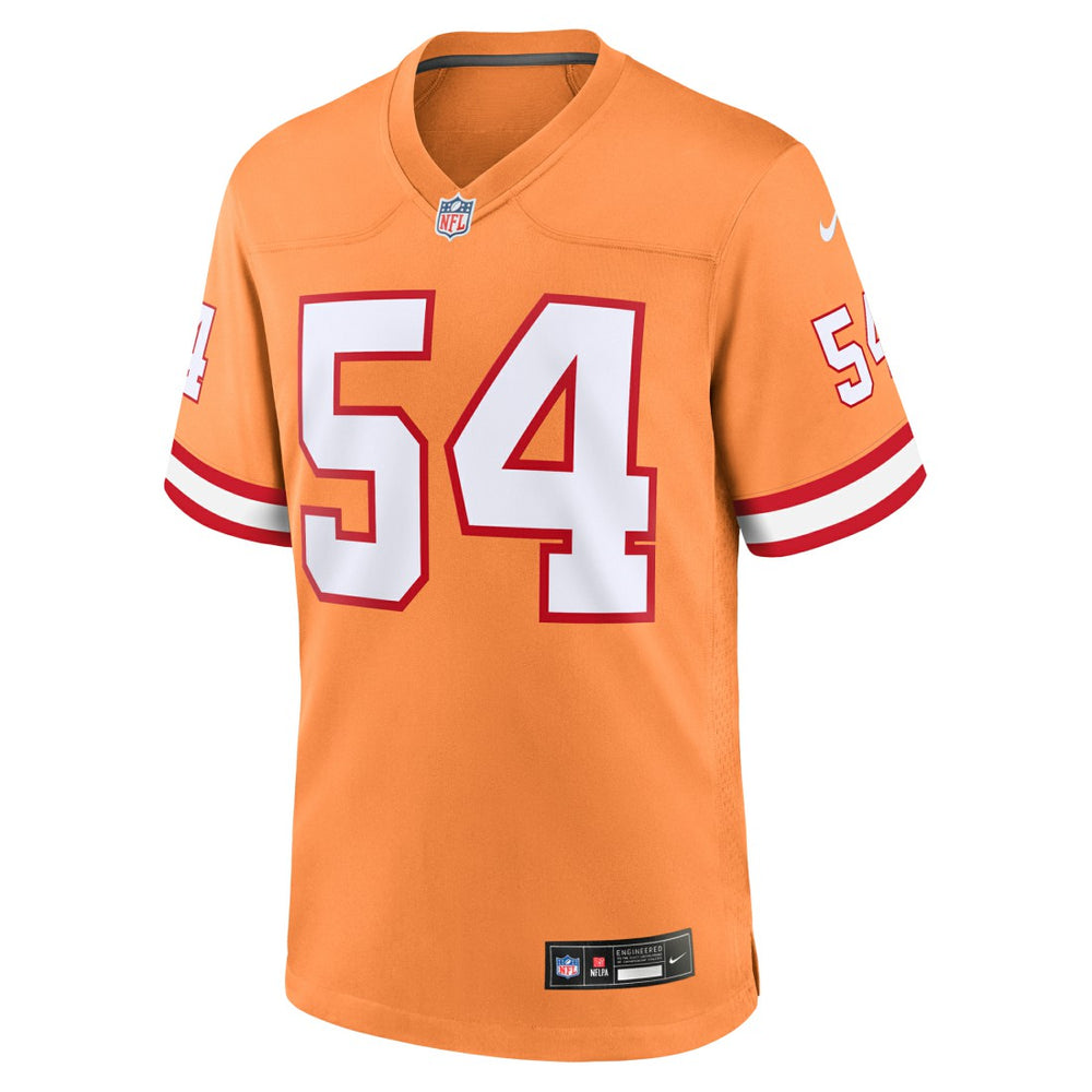 Lavonte David Tampa Bay Buccaneers Throwback Game Jersey - Orange Jerseys
