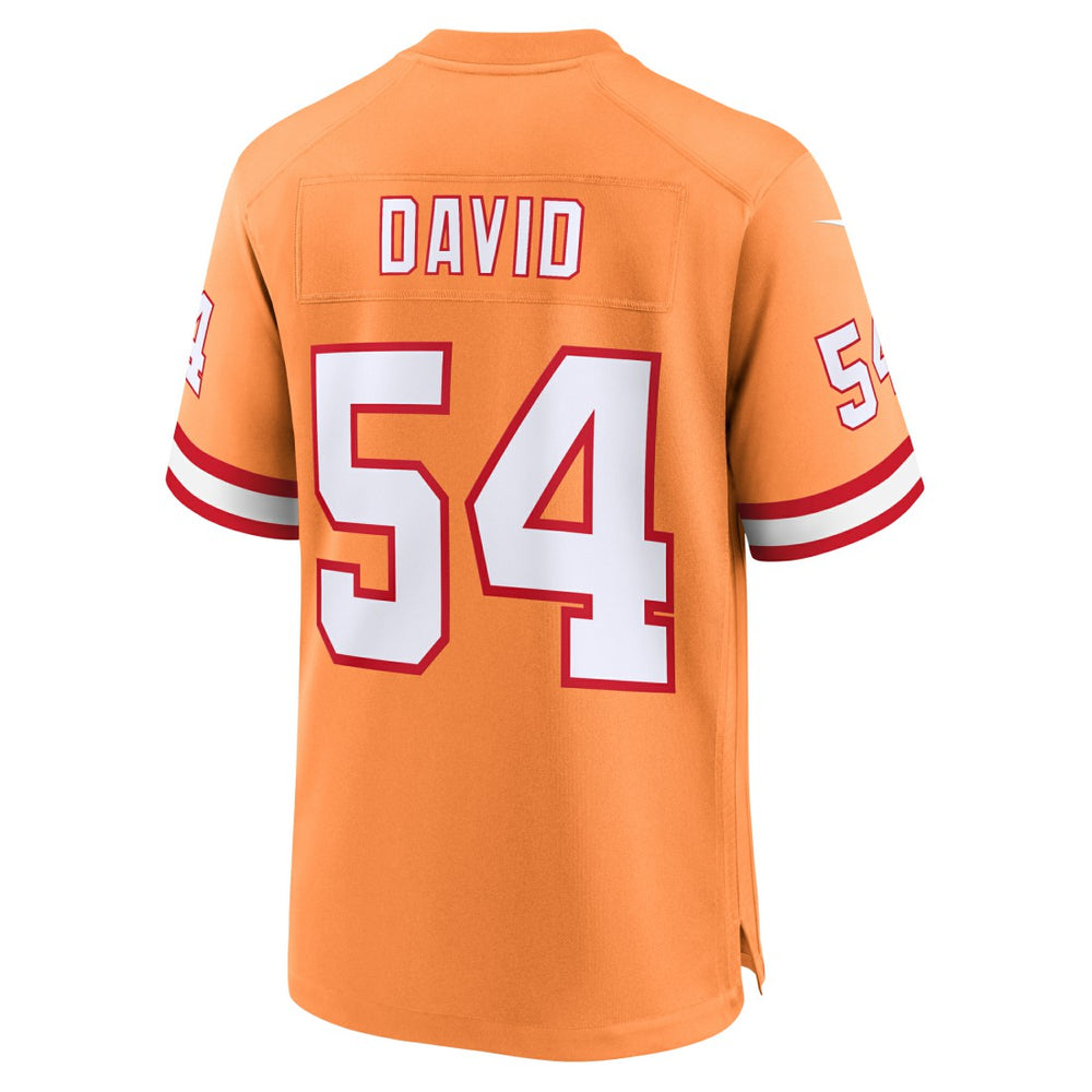 Lavonte David Tampa Bay Buccaneers Throwback Game Jersey - Orange Jerseys
