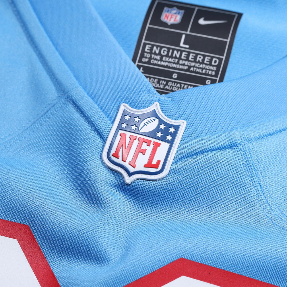 Jeffery Simmons Tennessee Titans Oilers Throwback Alternate Game Player Jersey - Light Blue Jerseys