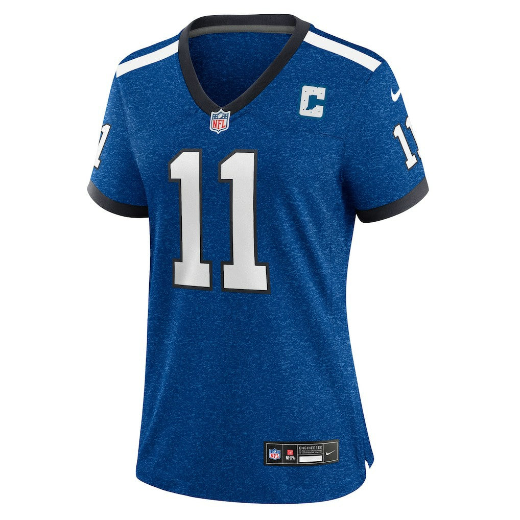 Michael Pittman Jr. Indianapolis Colts Women's Indiana Nights Alternate Game Jersey - Royal Jerseys