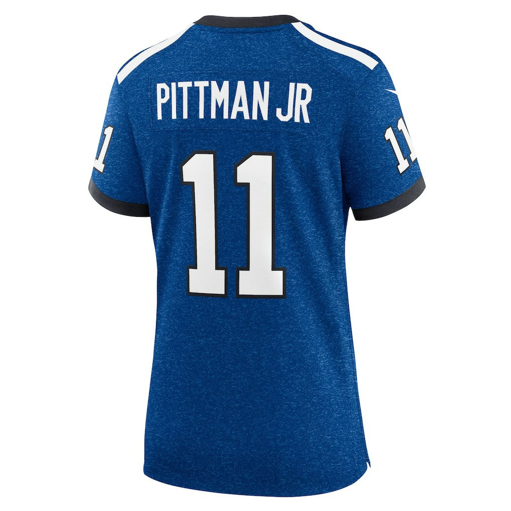 Michael Pittman Jr. Indianapolis Colts Women's Indiana Nights Alternate Game Jersey - Royal Jerseys