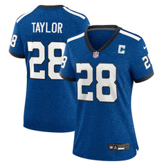 Jonathan Taylor Indianapolis Colts Women's Indiana Nights Alternate Game Jersey - Royal Jerseys