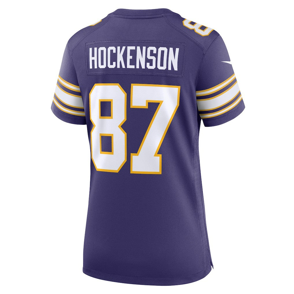 T.J. Hockenson Minnesota Vikings Women's Player Jersey - Purple Jerseys