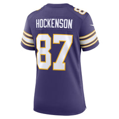 T.J. Hockenson Minnesota Vikings Women's Player Jersey - Purple Jerseys