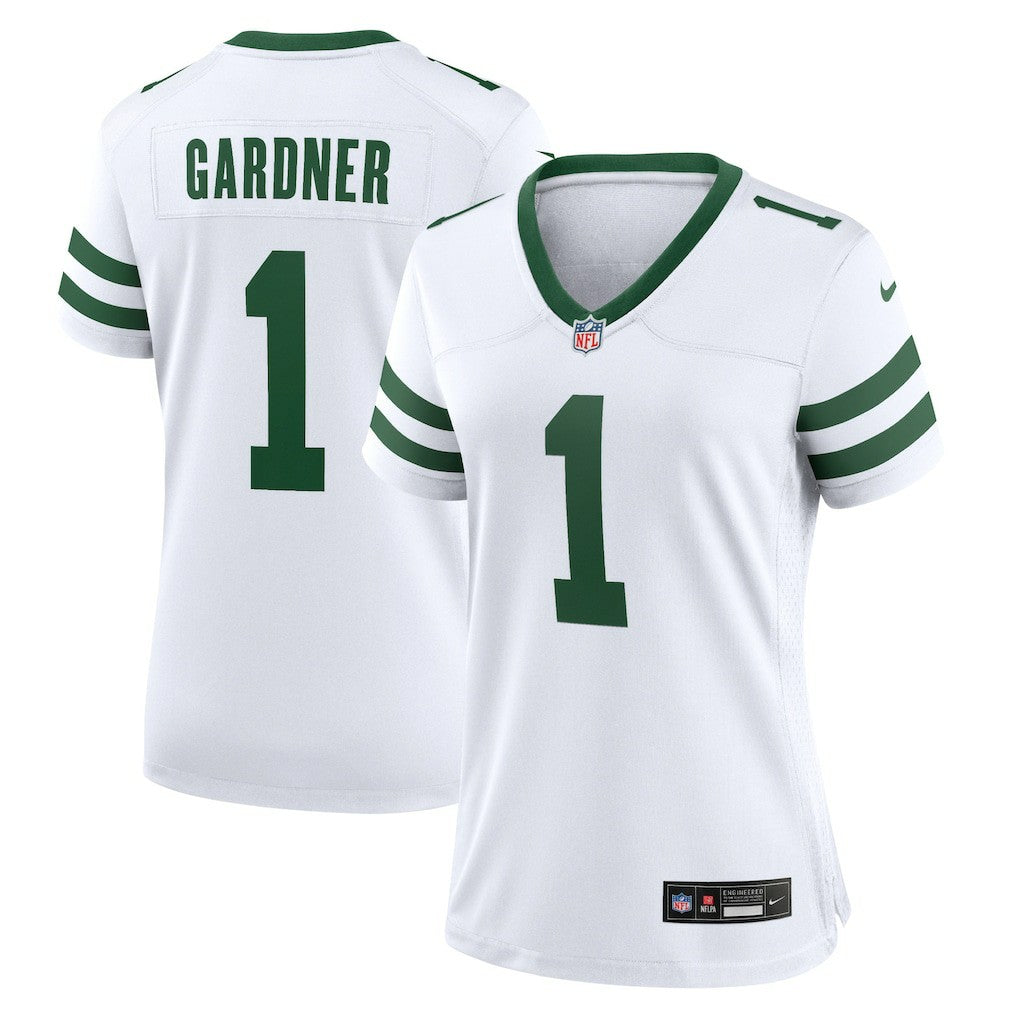 Ahmad Sauce Gardner New York Jets Women's Game Jersey - Legacy White Jerseys