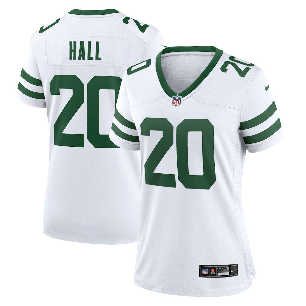 Breece Hall New York Jets Women's Game Jersey - Legacy White Jerseys