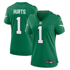 Jalen Hurts Philadelphia Eagles Women's Game Player Jersey - Kelly Green Jerseys