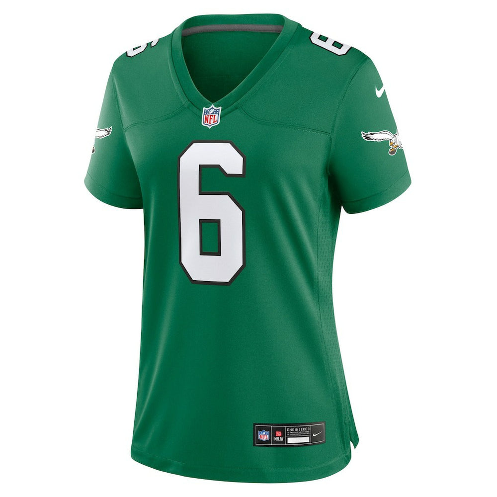 DeVonta Smith Philadelphia Eagles Women's Player Jersey - Kelly Green Jerseys
