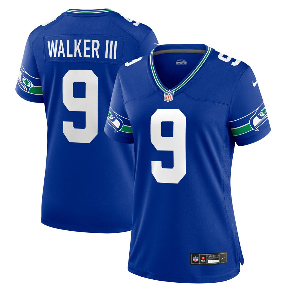 Kenneth Walker III Seattle Seahawks Women's Player Jersey - Royal Jerseys