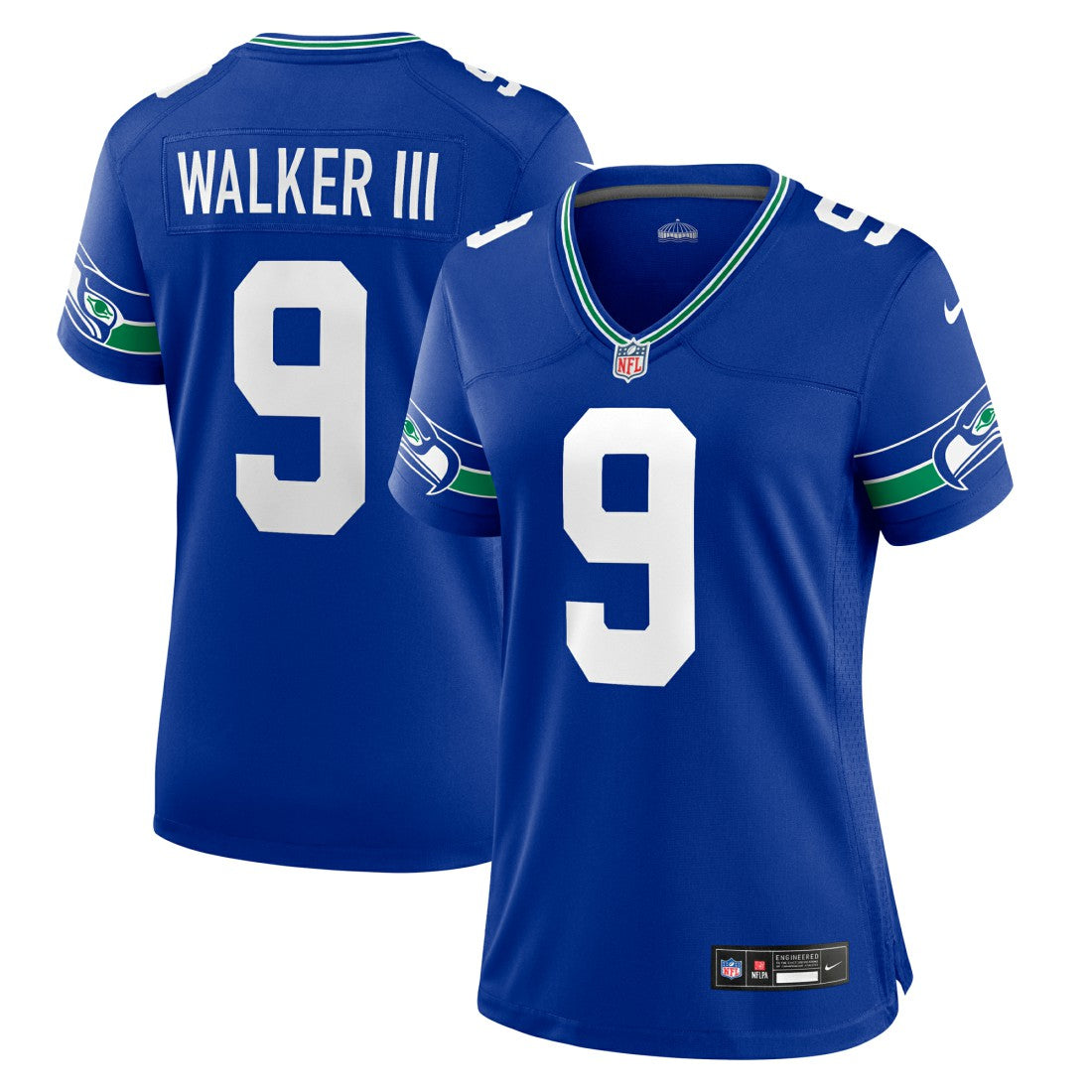 Kenneth Walker III Seattle Seahawks Women's Player Jersey - Royal Jerseys