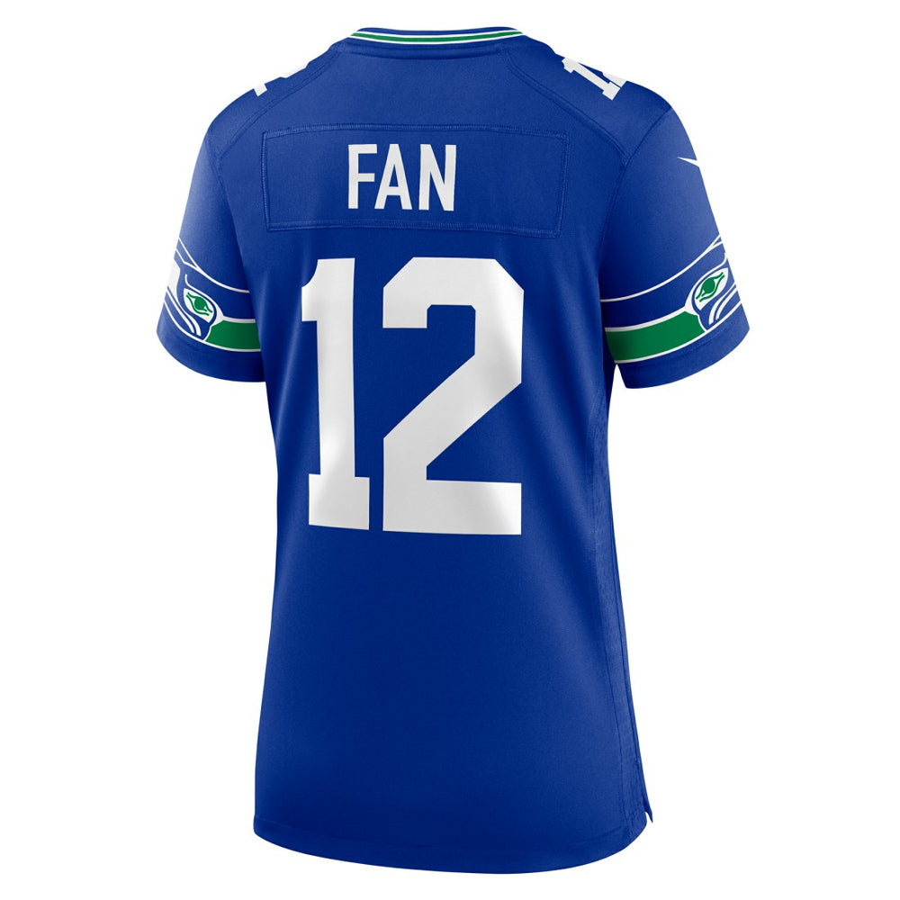 12s Seattle Seahawks Women's Player Jersey - Royal Jerseys