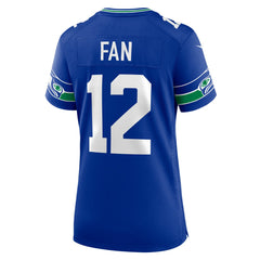 12s Seattle Seahawks Women's Player Jersey - Royal Jerseys