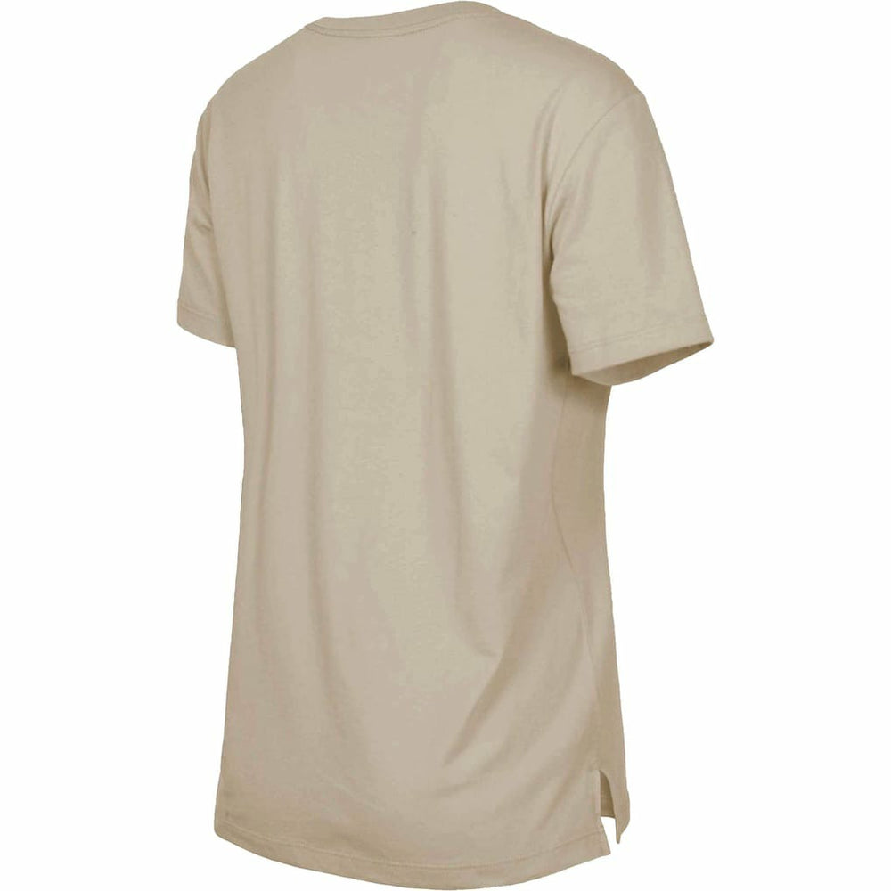 Miami Dolphins New Era Women's Third Down Historic T-Shirt - Tan T-shirts
