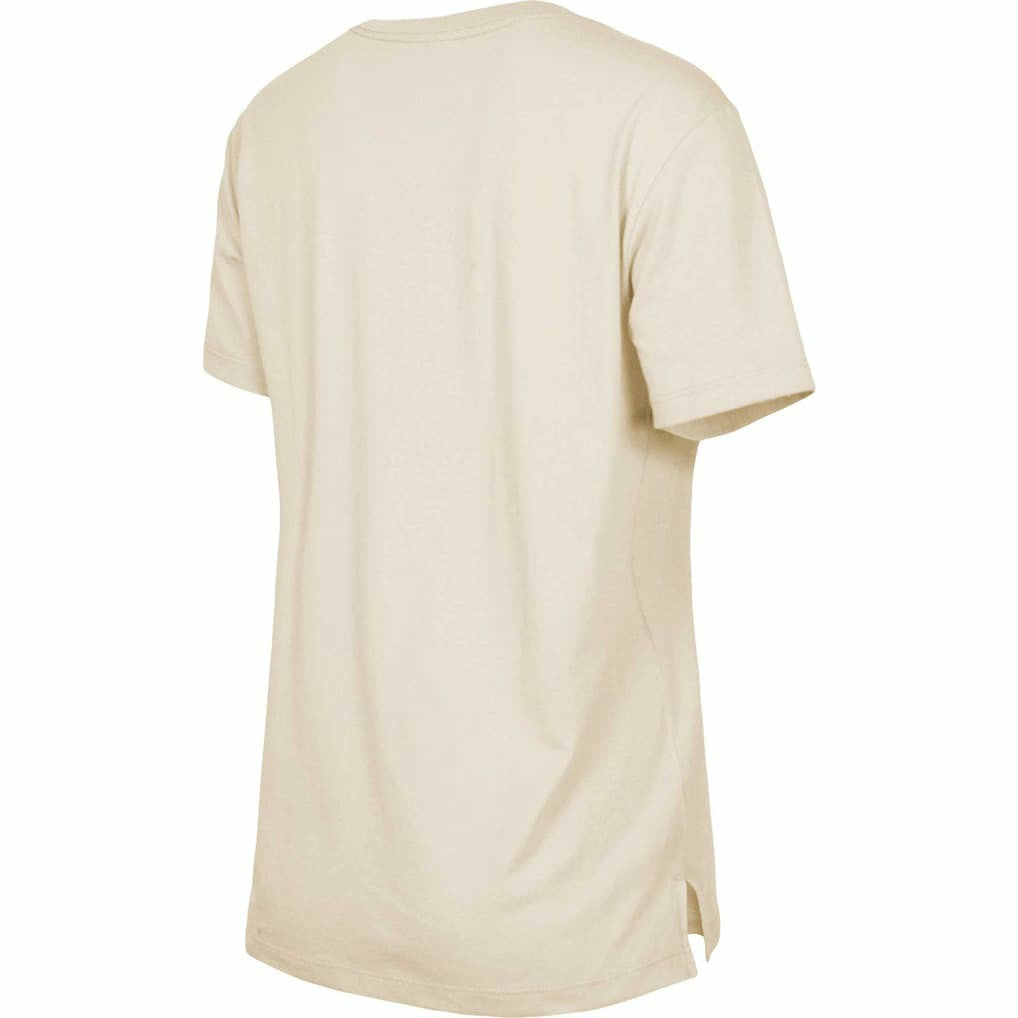 New England Patriots New Era Women's Third Down Historic T-Shirt - Tan T-shirts