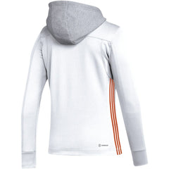 Philadelphia Flyers adidas Women's Refresh Skate Lace AEROREADY Pullover Hoodie - White | US 5260159