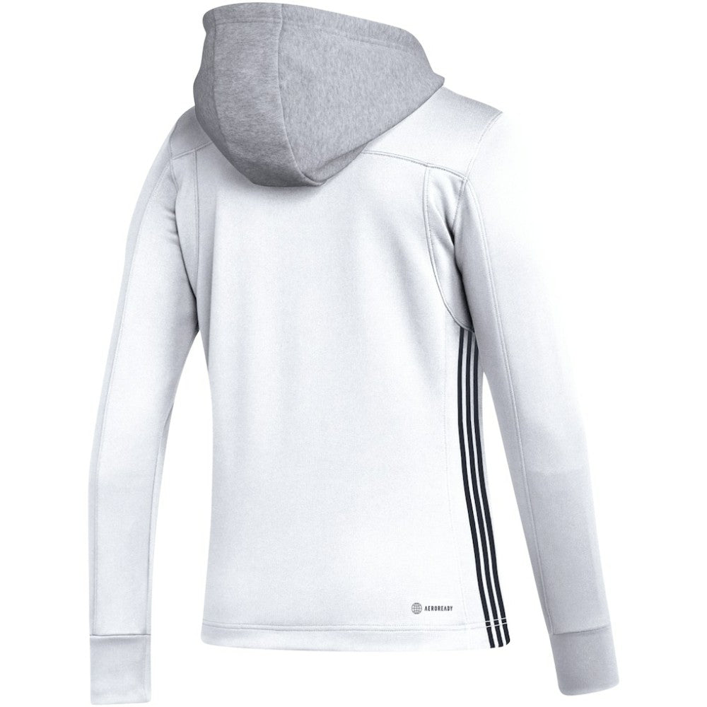 Los Angeles Kings adidas Women's Refresh Skate Lace AEROREADY Pullover Hoodie - White | US 5260161