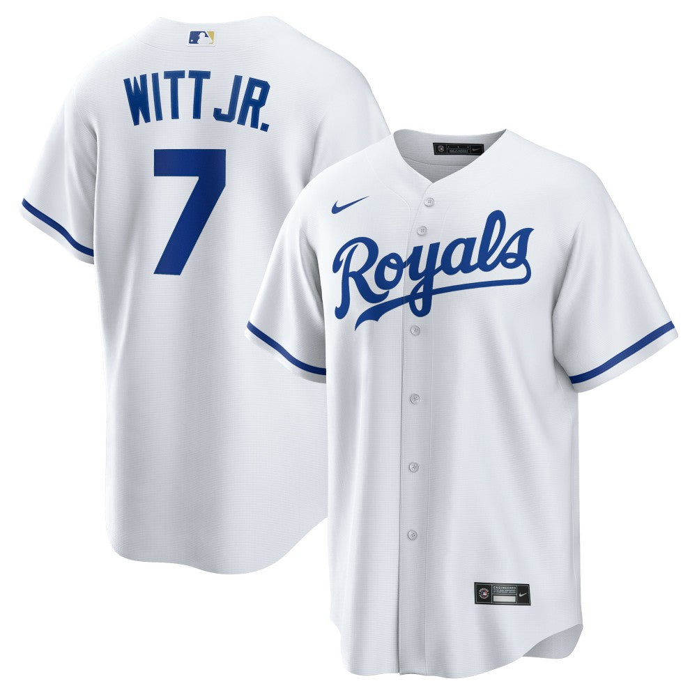 Bobby Witt Jr. Kansas City Royals Nike Home Replica Player Jersey - White Jerseys