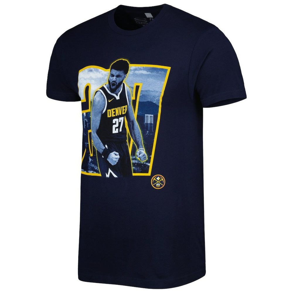 Jamal Murray Denver Nuggets Stadium Essentials Unisex Player Skyline T-Shirt Navy outlet