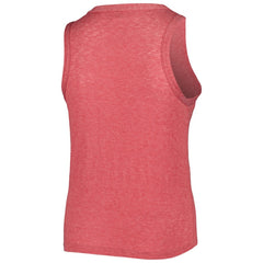 St. Louis Cardinals Soft as a Grape Women's Plus Size High Neck Tri-Blend Tank Top - Red Tanks