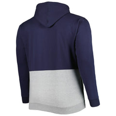 Washington Nationals Big & Tall Fleece Half-Zip Hoodie - Navy/White Hoodies
