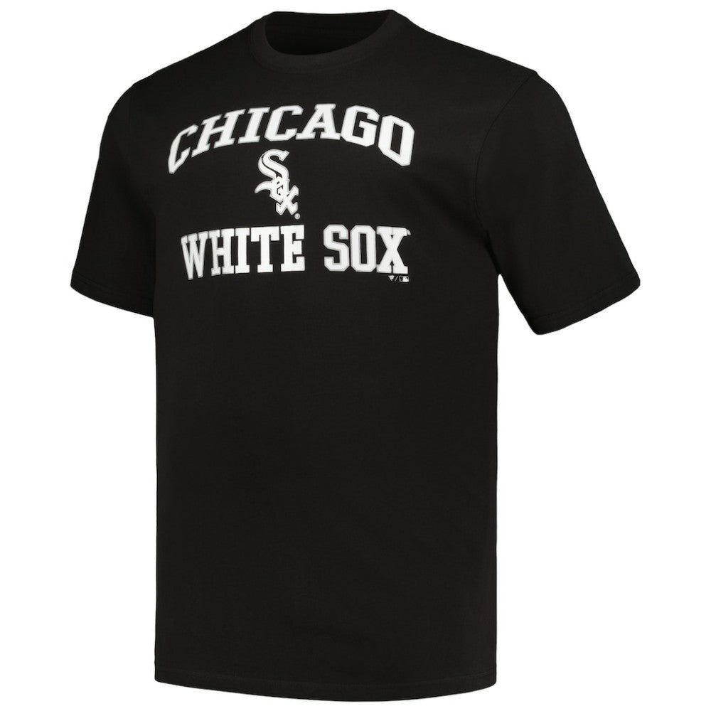 Chicago White Sox Profile Big & Tall T-Shirt Combo Pack - Black/Heather Gray T-shirts
