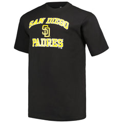 San Diego Padres Profile Big & Tall T-Shirt Combo Pack - Black/Heather Gray T-shirts
