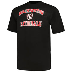 Washington Nationals Profile Big & Tall T-Shirt Combo Pack - Black/Heather Gray T-shirts