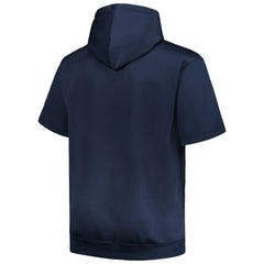 Houston Astros Profile Big & Tall Contrast Short Sleeve Pullover Hoodie - Navy Hoodies