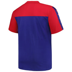 Philadelphia Phillies Profile Big & Tall Yoke Knit T-Shirt - Red/Royal T-shirts