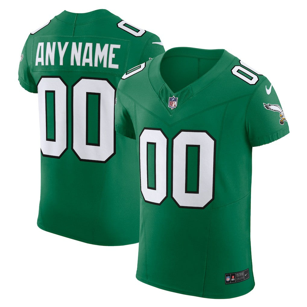 Philadelphia Eagles 2nd Alternate Vapor F.U.S.E. Elite Custom Jersey - Kelly Green Jerseys